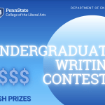 Submit to Undergraduate Writing Contests by 1/23/23